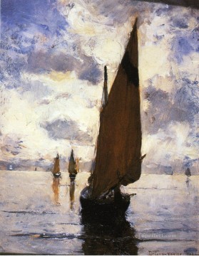  barco pintura - Venecia también conocido como paisaje marino del barco Becalmed Joseph DeCamp